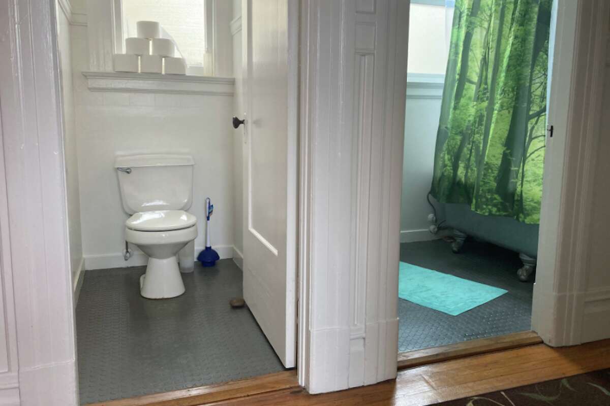 The split bathroom may have stemmed from the Victorian era’s obsession with hygiene.