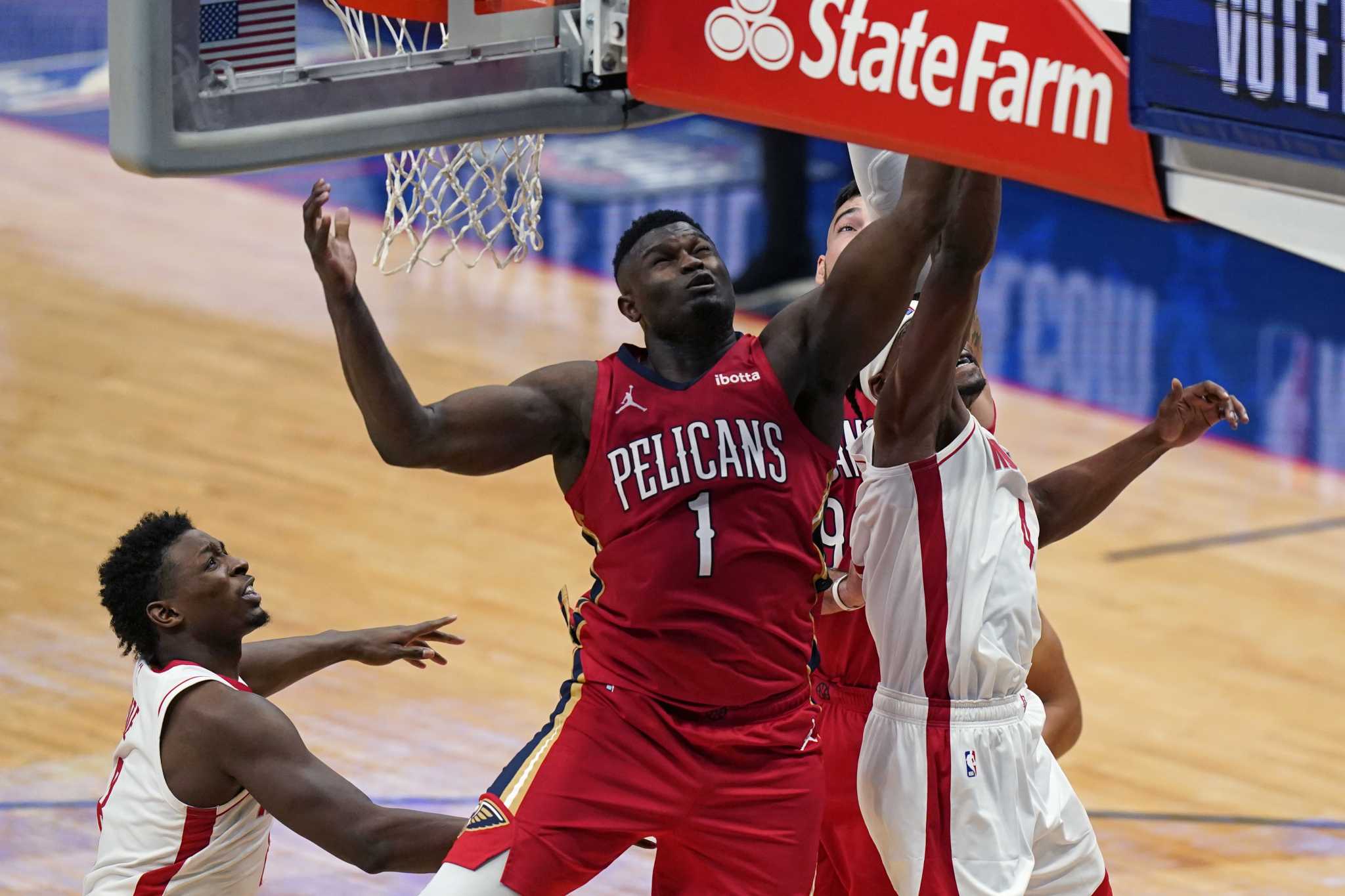 Rockets dominate the paint as the Pelicans win