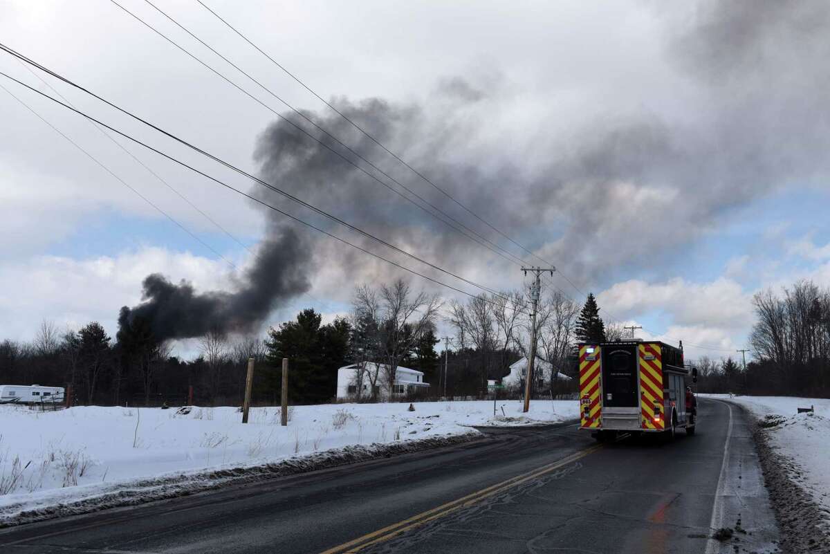 Fire strikes Guilderland home