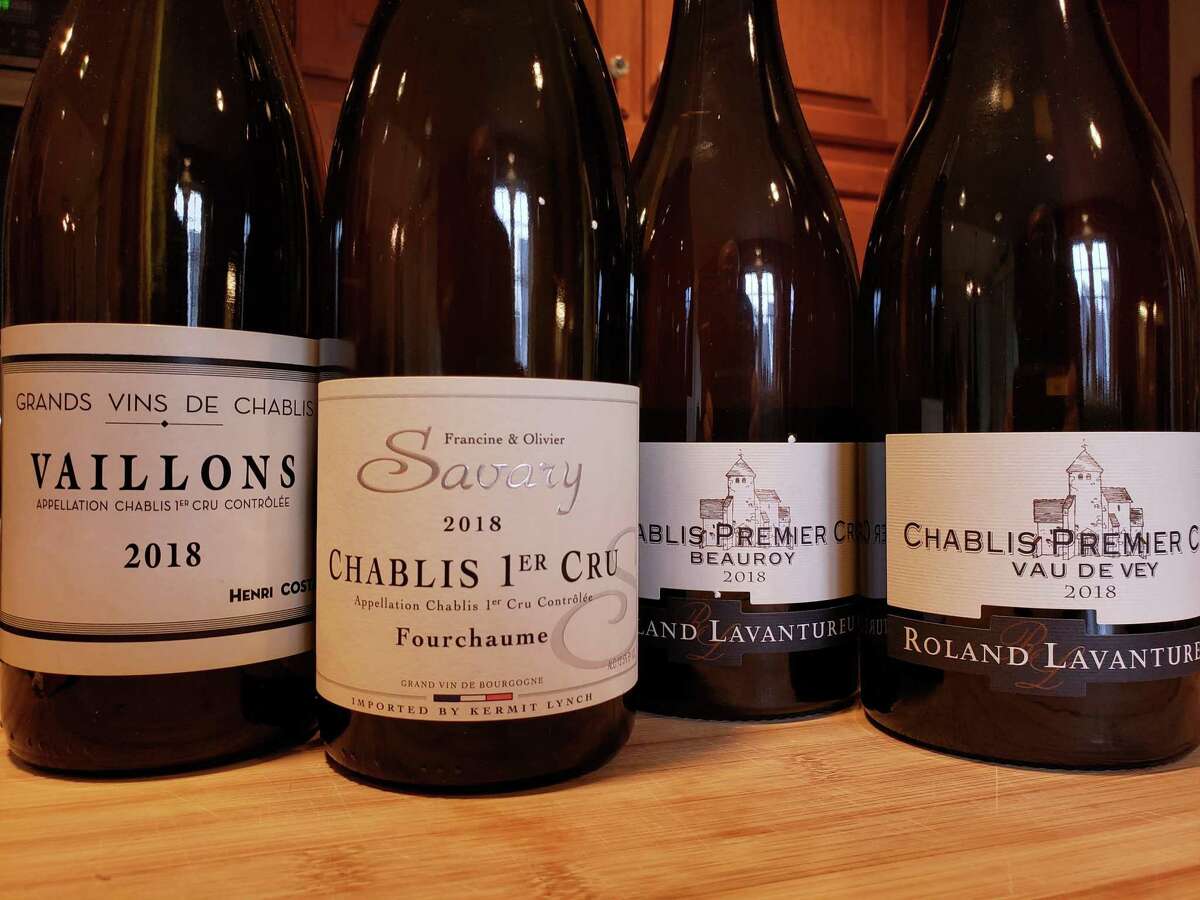 Four Premier Cru Chablis from the wine merchant Kermit Lynch.