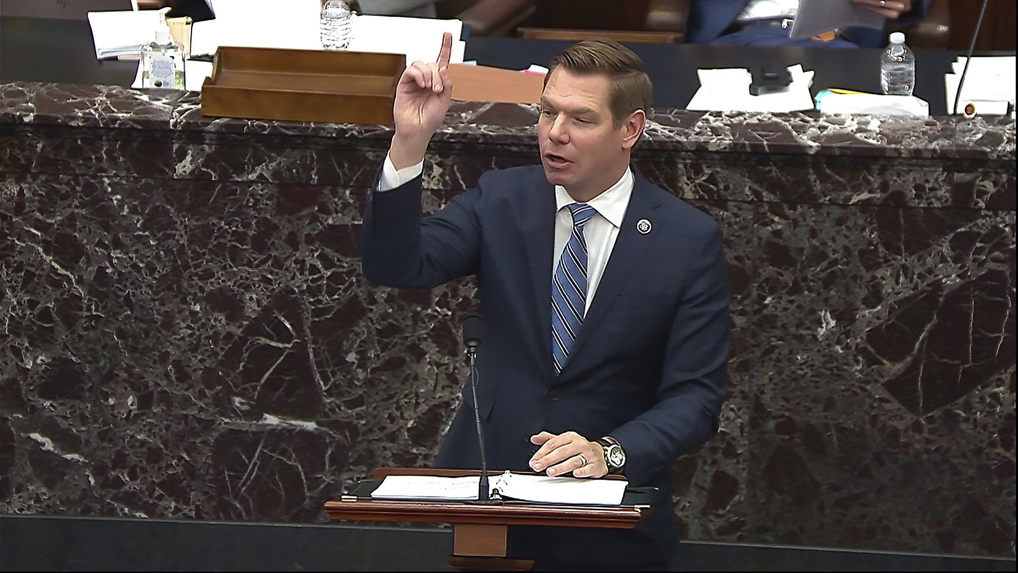 Eric Swalwell: Trump 'lit the match' and doused 'kerosene' on insurrection - Vimarsana News