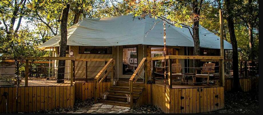 Luxury tent: 4 hours from Houston. Photo: GlampingHub.com