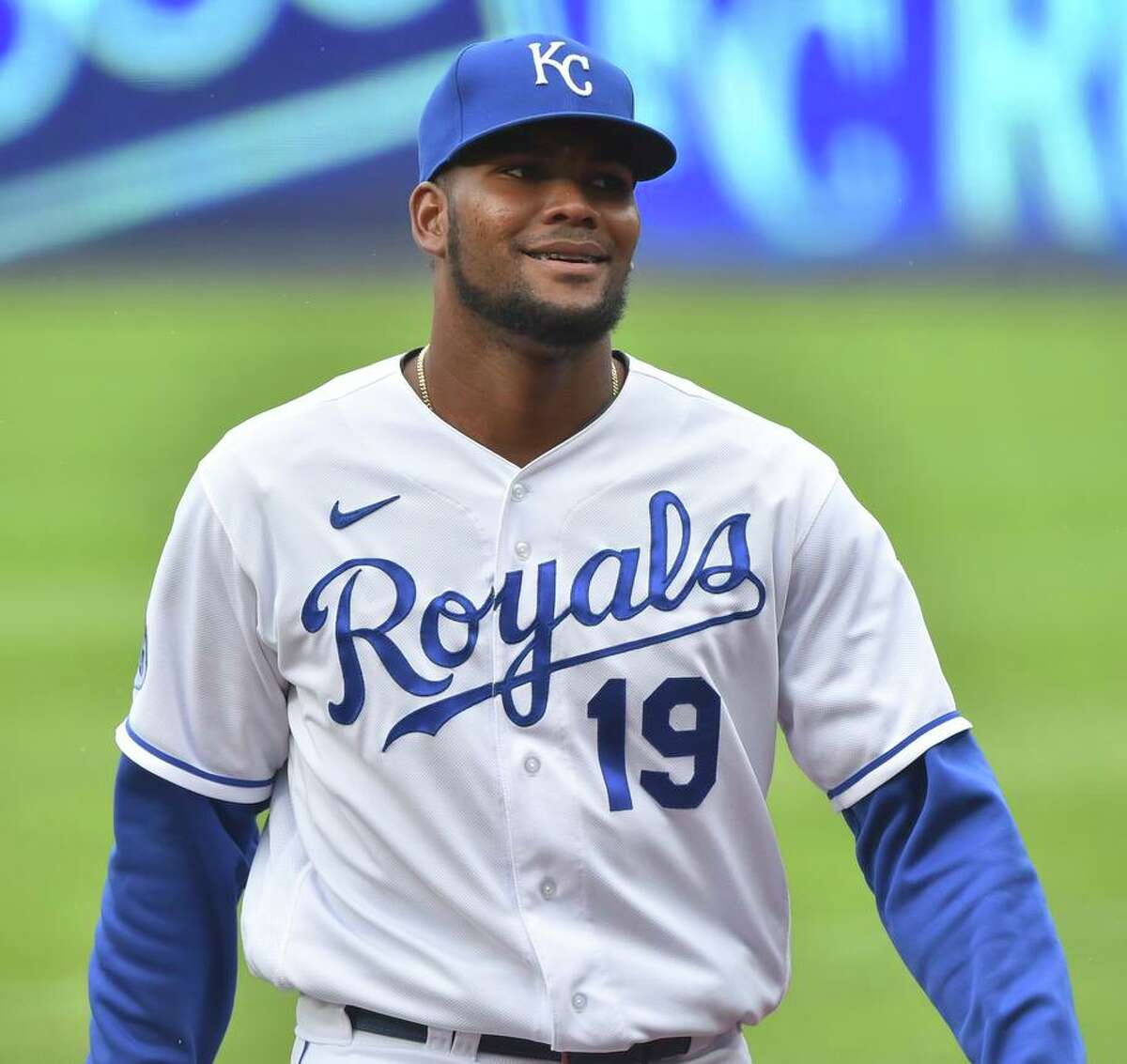 Franchy Cordero goes from Kansas City to Boston and Andrew Benintendi from the Red Sox to the Royals in a three-team trade.