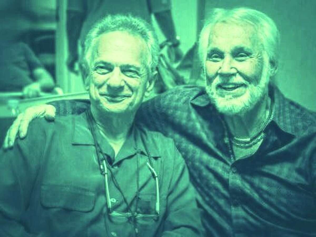 Edagr Struble, left, performed with country music star Kenny Rogers, right from 1975 to 1991. Struble will host the WSCC Living Room Series, Edgar Struble Presents: The Kenny Rogers Band in WSCC Living Room Series at 7:30 p.m., Feb. 11. (Submitted photo)