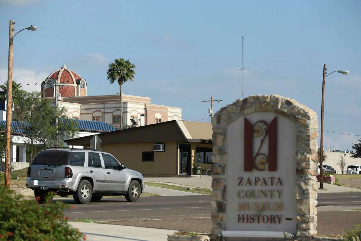 Traffic moves along U.S. 83 through Zapata, Texas, Wednesday, Nov. 11, 2020.