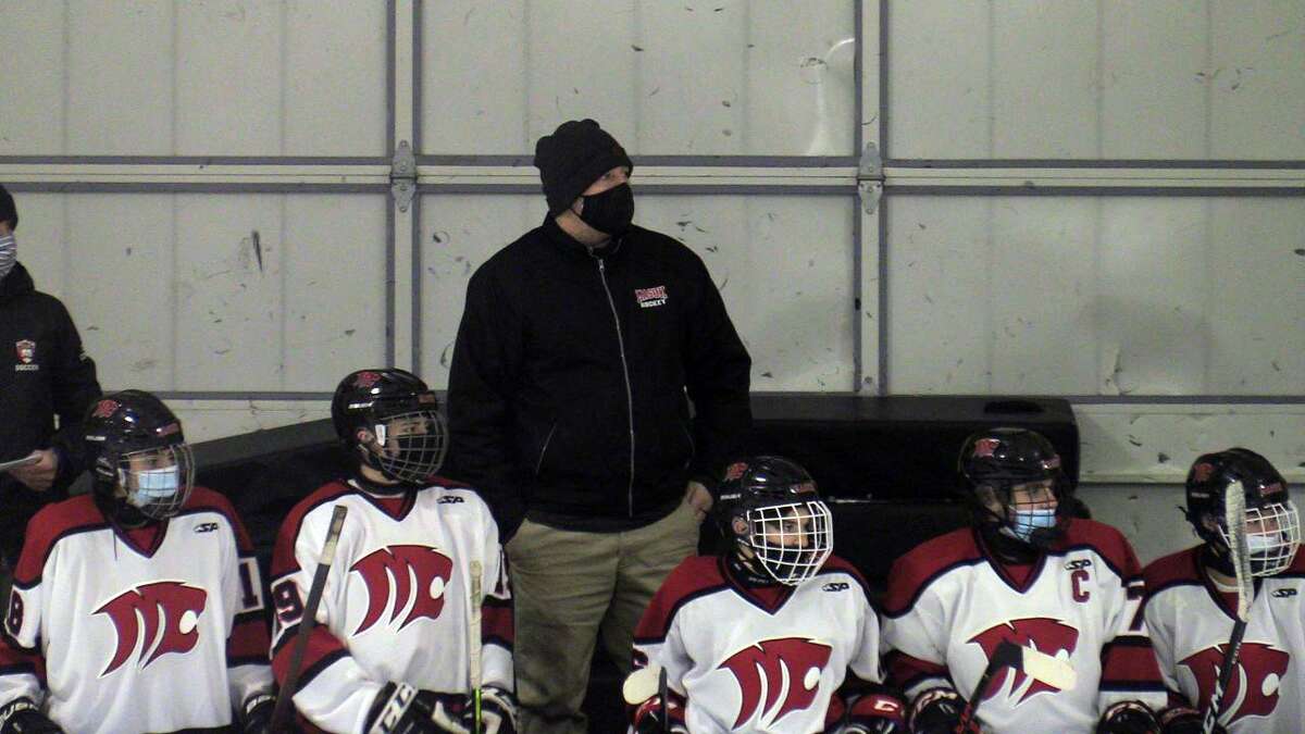 Andy Townsend is coaching both the boys and girls ice hockey teams at Masuk this season.