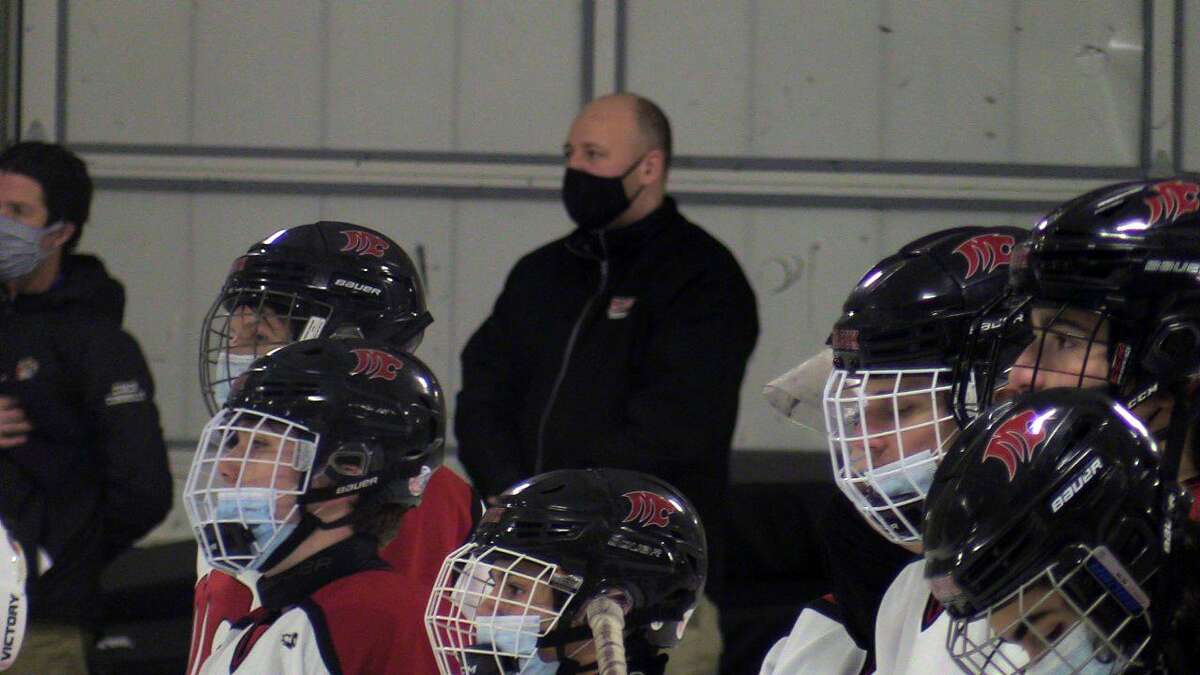Andy Townsend is coaching both the boys and girls ice hockey teams at Masuk this season.