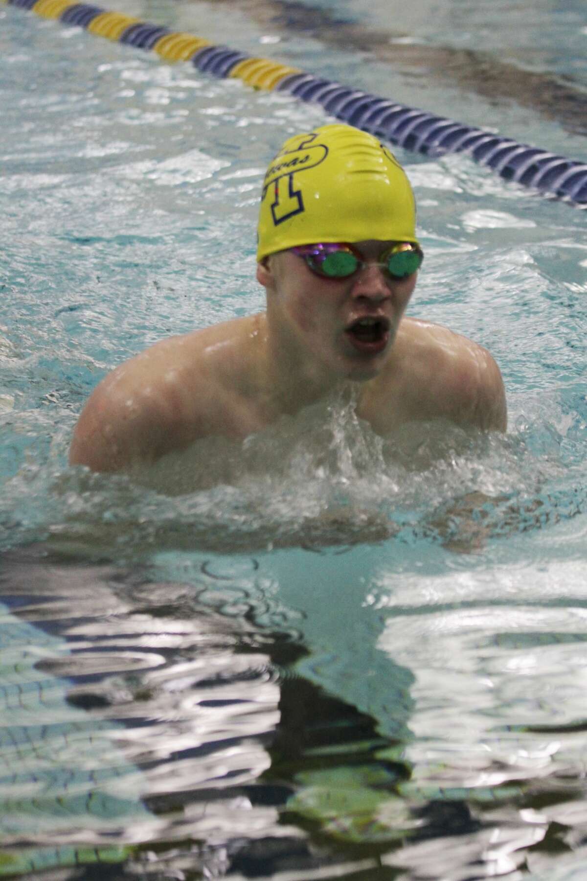 The Manistee boys swim team cruised to a convincing victory over Fremont on Thursday night at the Paine Aquatic Center in the team's long awaited season opener.