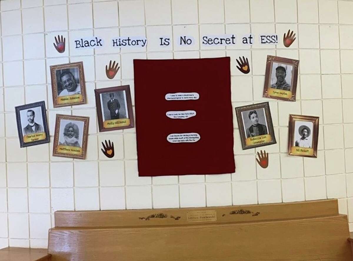 Elizabeth Shelton School is holding a program, Black History Is No Secret at ESS, for Black History Month. The program features the return of the popular front hallway display recognizing famous African Americans in history.