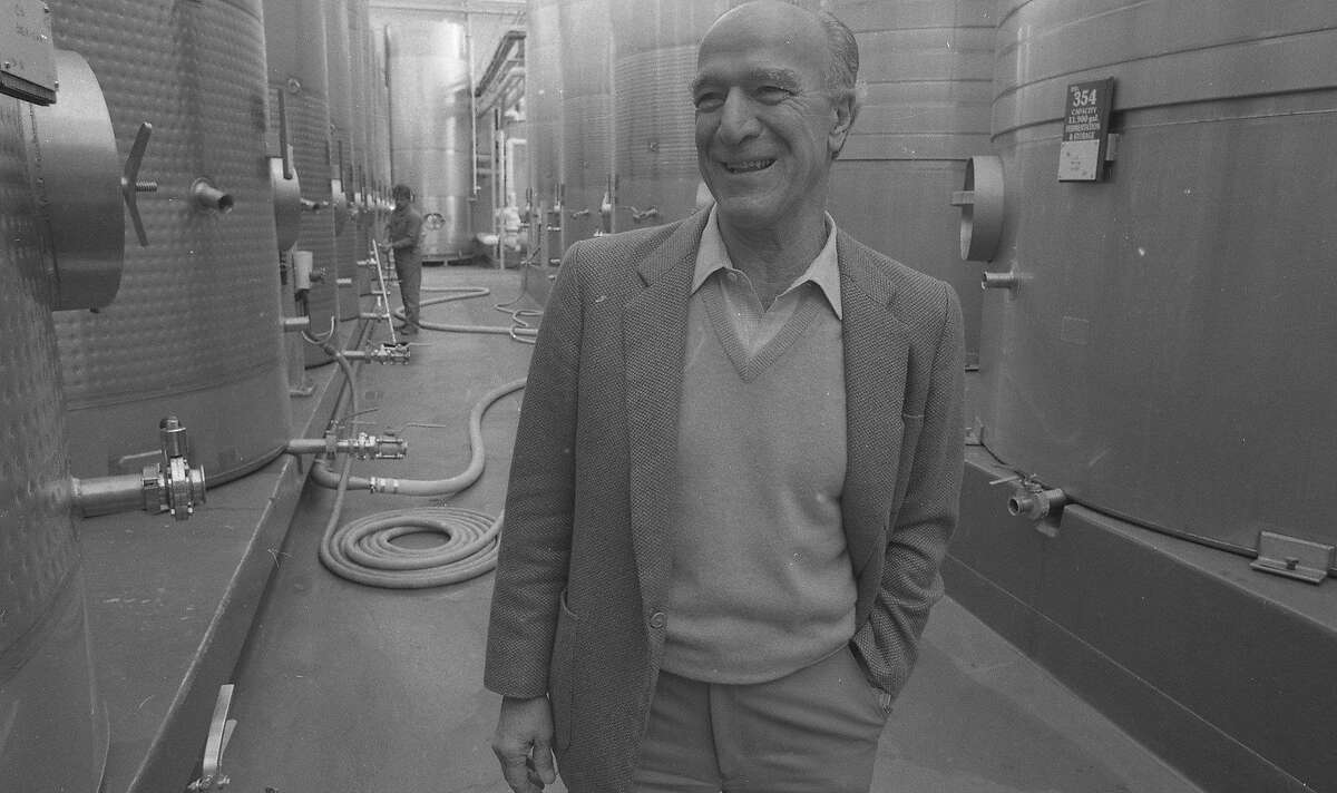 Robert Mondavi in January 1986.