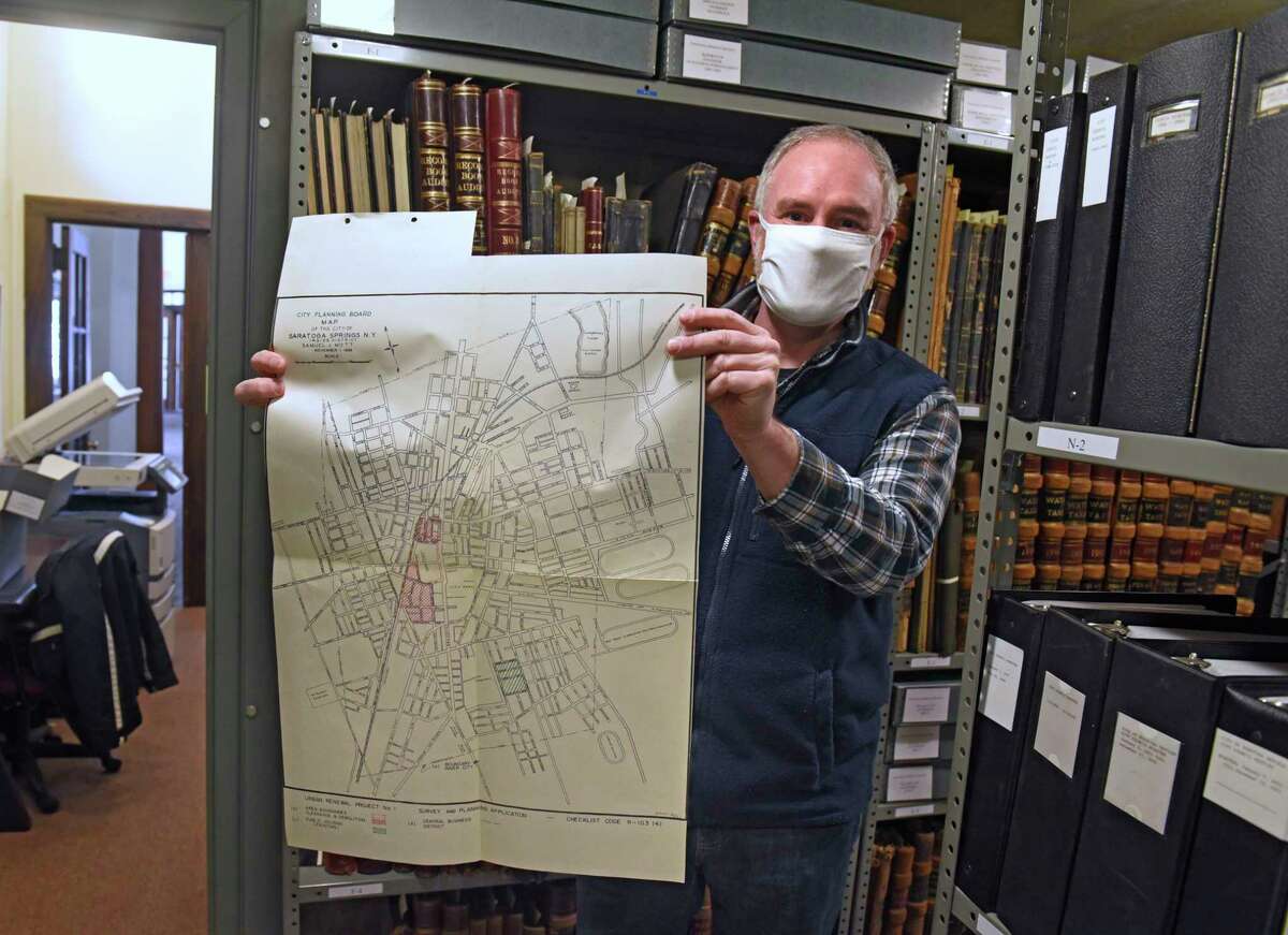 Before urban renewal, much of Saratoga Springs was a different world