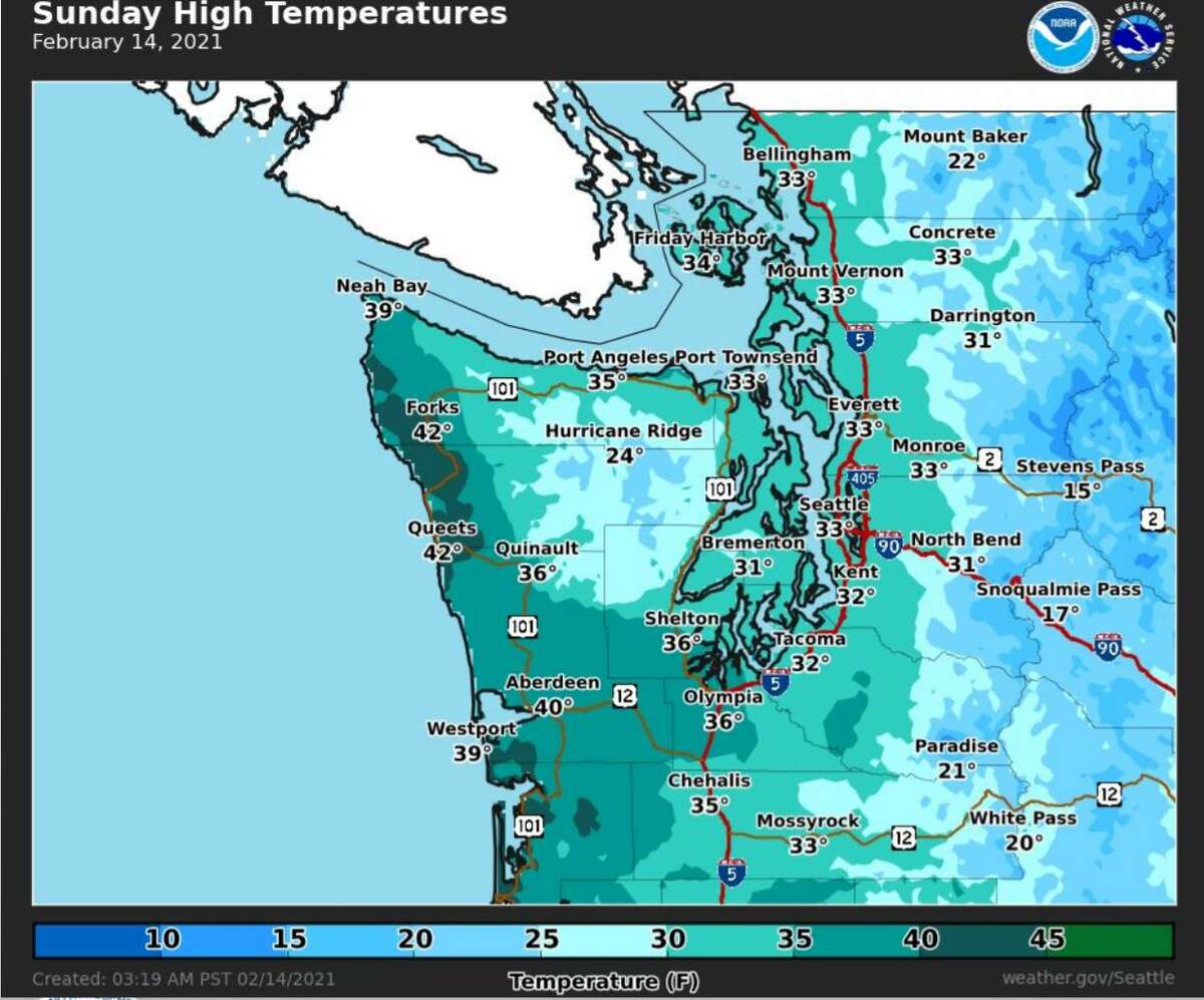 Snow Day No More: Snow To Turn To Rain Sunday Night In Western Washington