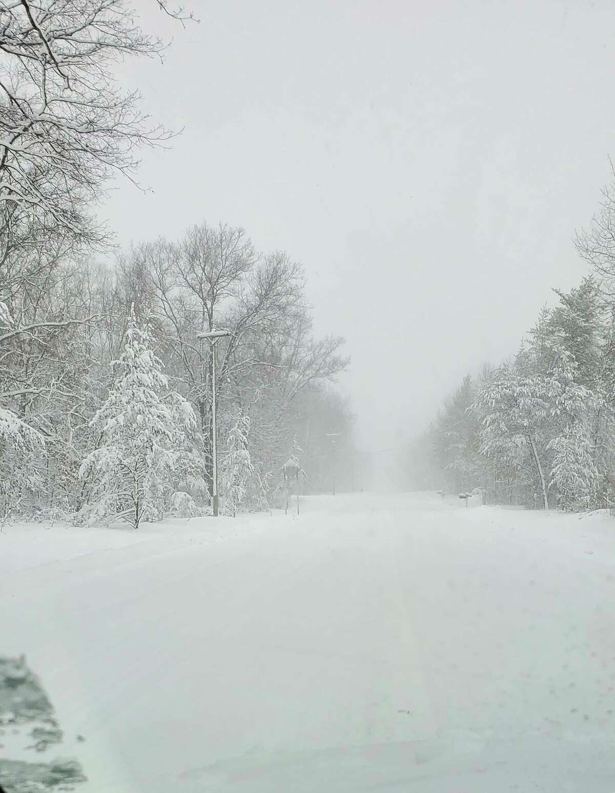 PHOTOS Lake effect snow continues in Manistee County