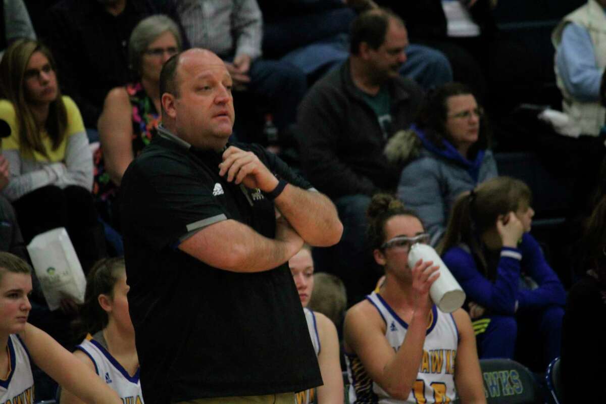 Morley Stanwood girls basketball coach Rob Brauher and the Mohawks are in action three times a week. (Pioneer file photo)