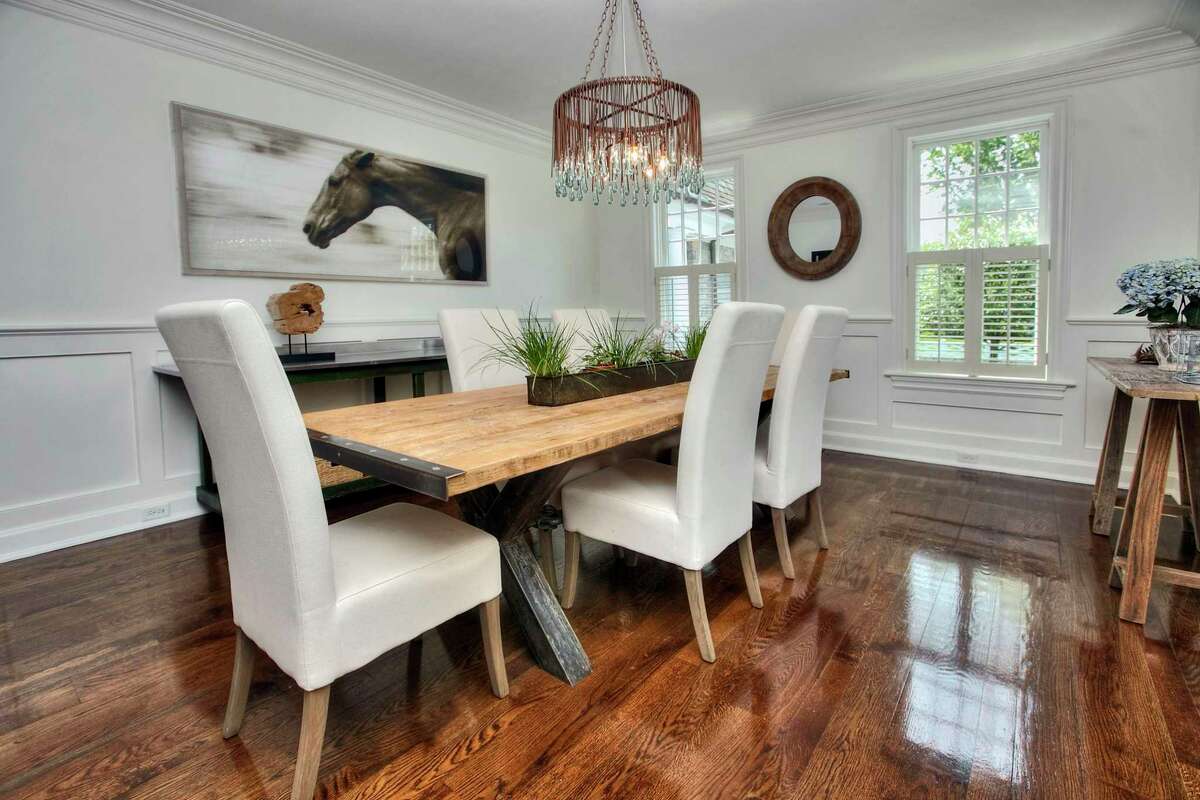 Formal dining room at 5 Mayflower Parkway, Westport.