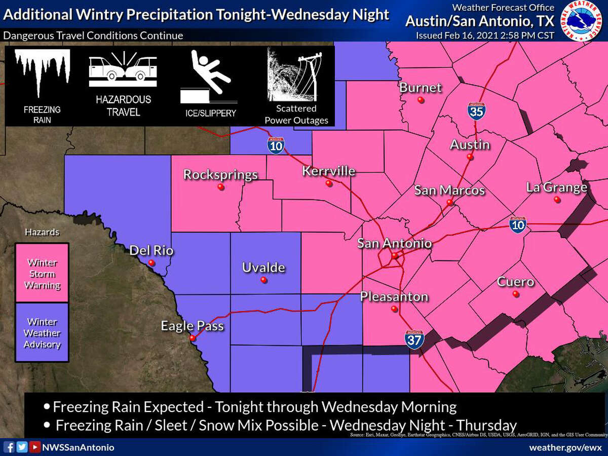 More Freezing Rain Ahead In Texas Per National Weather Service