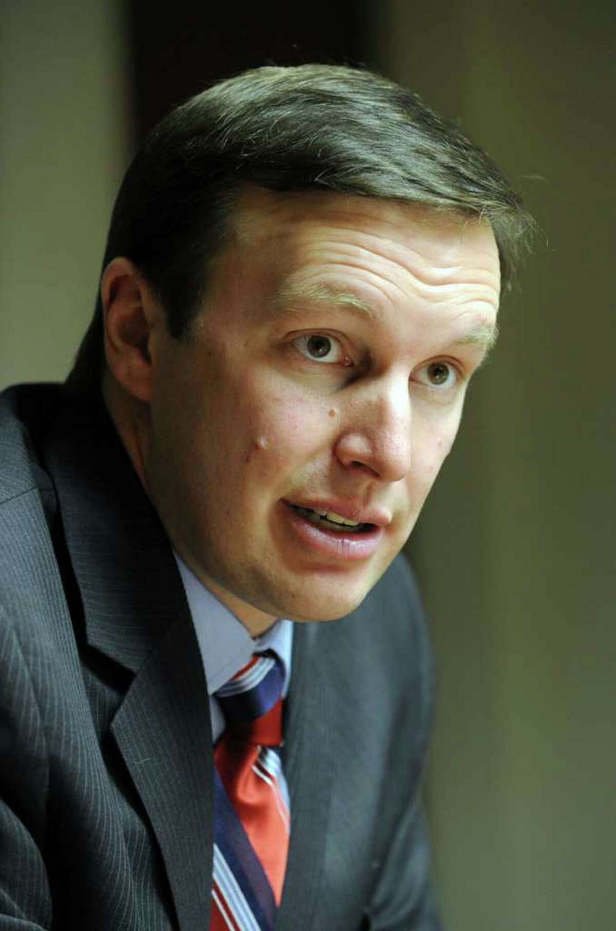 Congressman Chris Murphy meets with The News-Times Editorial Board, Monday, April 5, 2010.