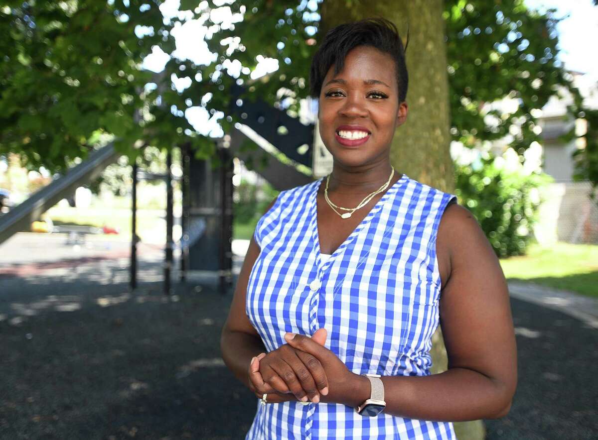 Bridgeport Health Director Lisa Morrissey at Newfield Park in Bridgeport, Conn. on Tuesday, July 28, 2020.