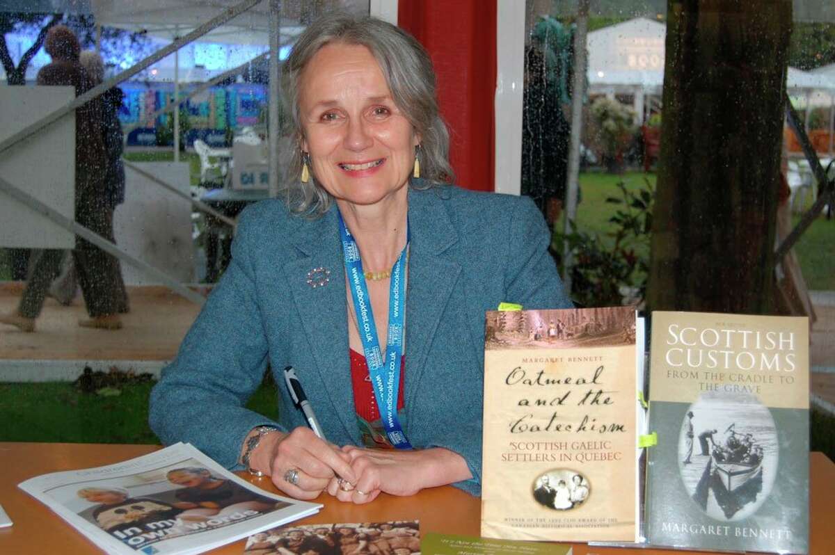 Dr. Margaret Bennett, folklorist, singer, writer and broadcaster, will be the featured guest on the West Shore Community College Humankind Series on Feb. 17. (Submitted photo)