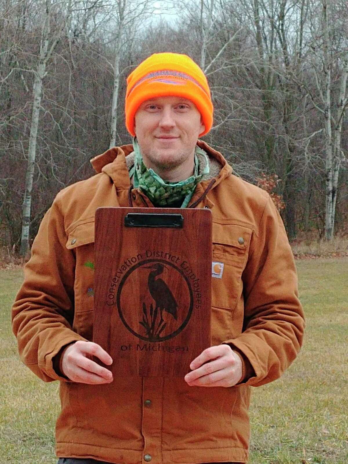 Forester Josh Shields was recently recognized as Conservation Pioneer of the Year. (Courtesy Photo/Renee Mallison)