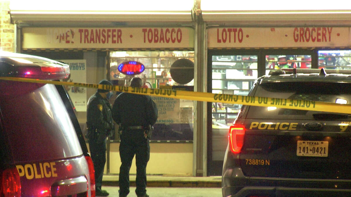 A man allegedly attempting to rob a North Side convenience store was hospitalized after getting shot by the store clerk.