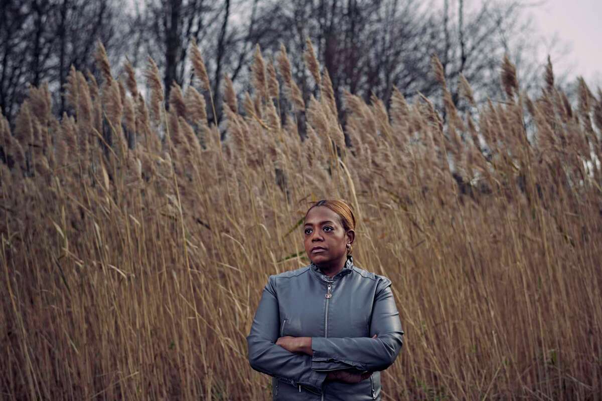 Alena Baker stands in Nevers Park in South Windsor, near her home in East Hartford. Alena was only 2 years old at the time of Sylvia’s death, and has no recollection of her mother. Although Alena holds out hope that Sylvia’s killer will eventually be found, “I’ve just started having an understanding that some things I will not know, some things I will not understand because it’s higher and bigger than me.”