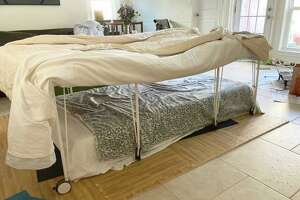 Houston fashion designer's post of homemade tent goes viral