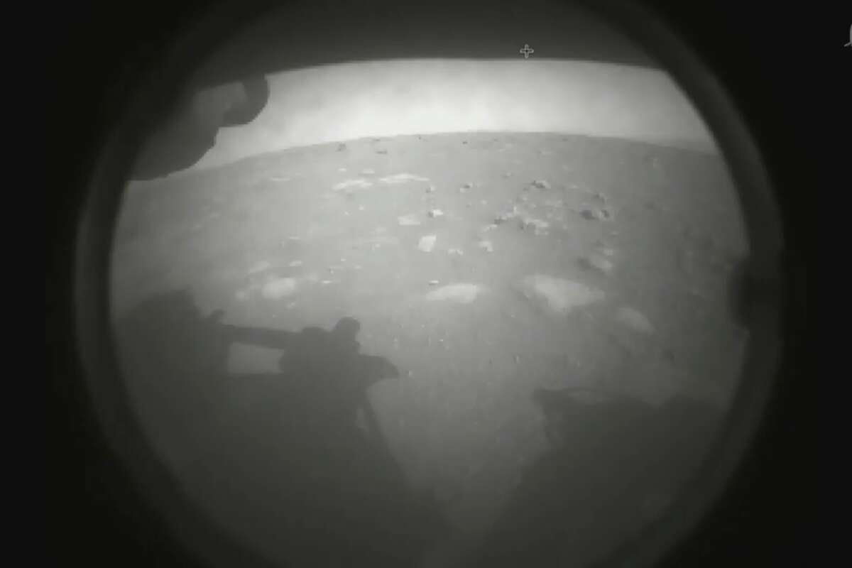 NASA Perserverance Rover landed safely on Mars shortly before 1 pm PST and shortly after beamed its first images from the red planet.