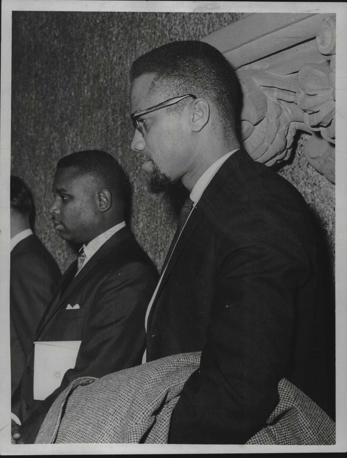 Malcolm X in Albany, New York. January 7, 1965 (Times Union Archive)