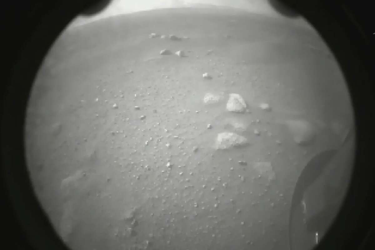 NASA Perserverance Rover landed safely on Mars shortly before 1 pm PST and shortly after beamed its first images from the red planet of its landing site.