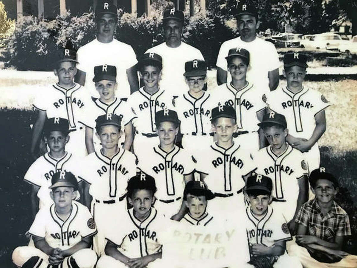 Vince Allaria is in the back row, third from left, in a team photo from 1966 in his second season as a player in the Edwardsville/Glen Carbon Little Association. As an adult, Allaria has been involved with the league for 35 years, including a 25-year stint as commissioner.