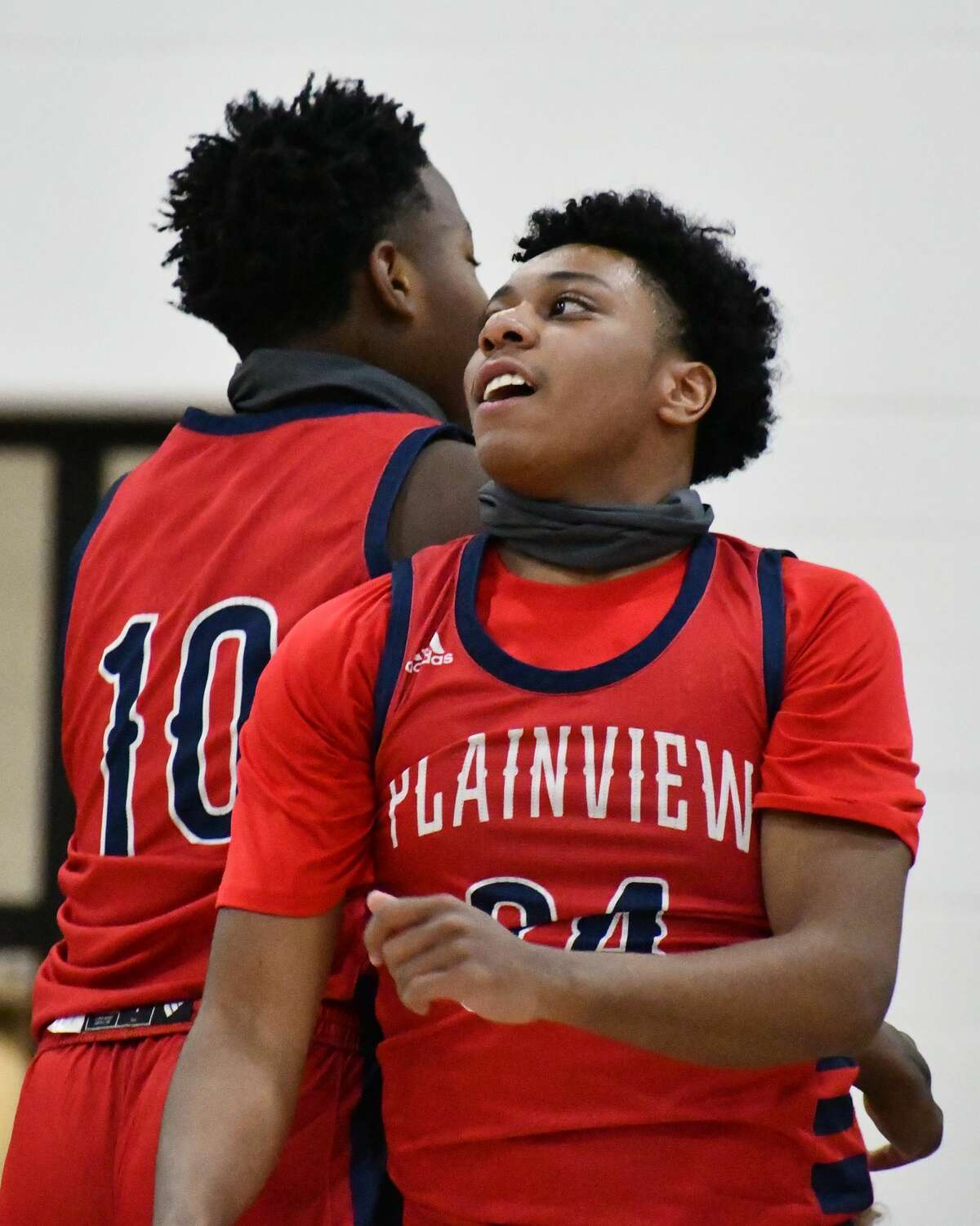 The Plainview boys basketball team defeated Lubbock Monterey  65-57  on Thursday night at Abernathy in a Class 5A bi-district playoff game.