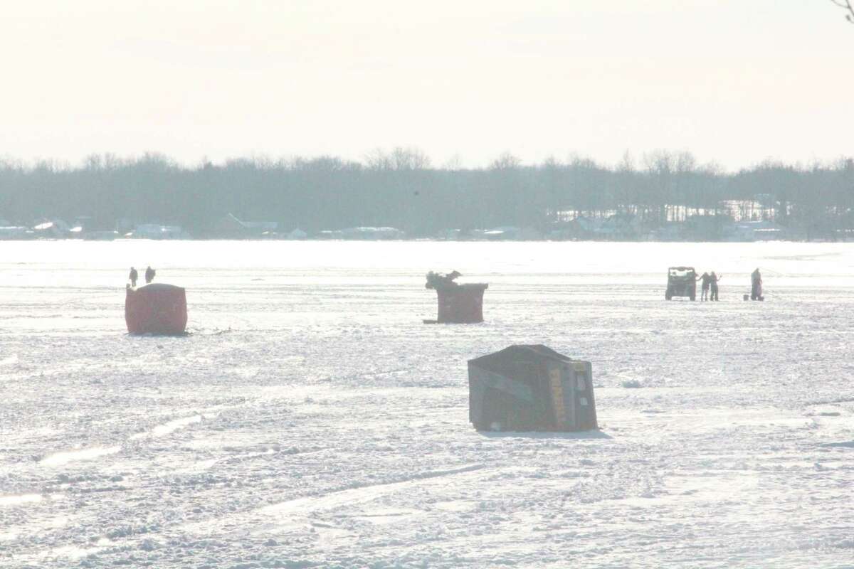 Getting around on the ice has been a challenge for local anglers. (Pioneer file photo)