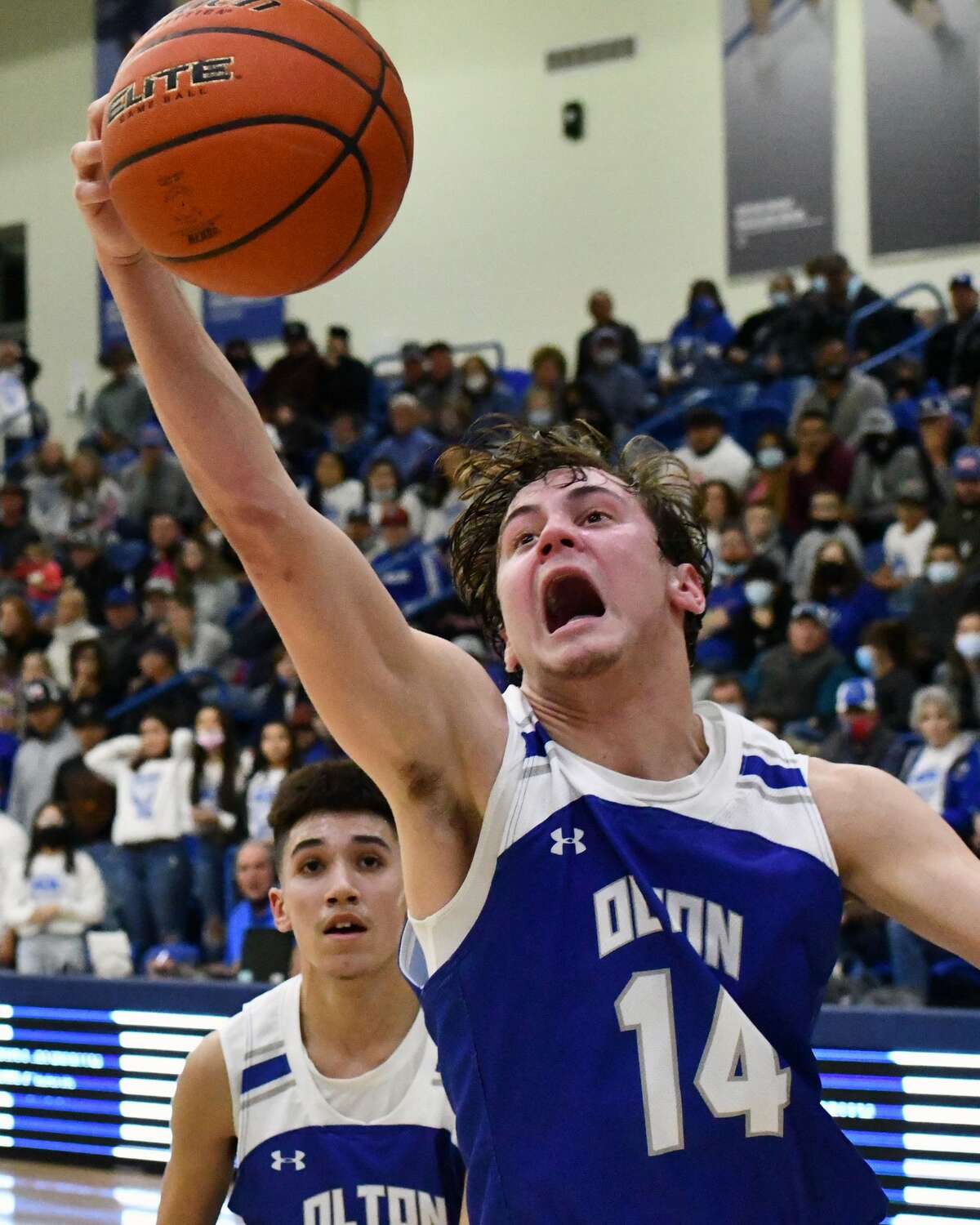 Olton suffered a 57-54 loss to Ralls in the bi-district round of the Class 2A boys basketball playoffs on Friday in the Rip Griffin Center at Lubbock Christian University.