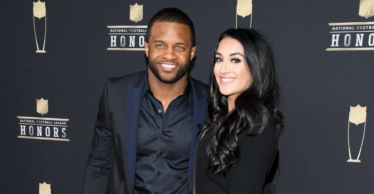 NFL player Randall Cobb (L) and Aiyda Ghahramani attend the 8th Annual NFL Honors at The Fox Theatre on February 02, 2019 in Atlanta, Georgia. (Photo by Jason Kempin/Getty Images)