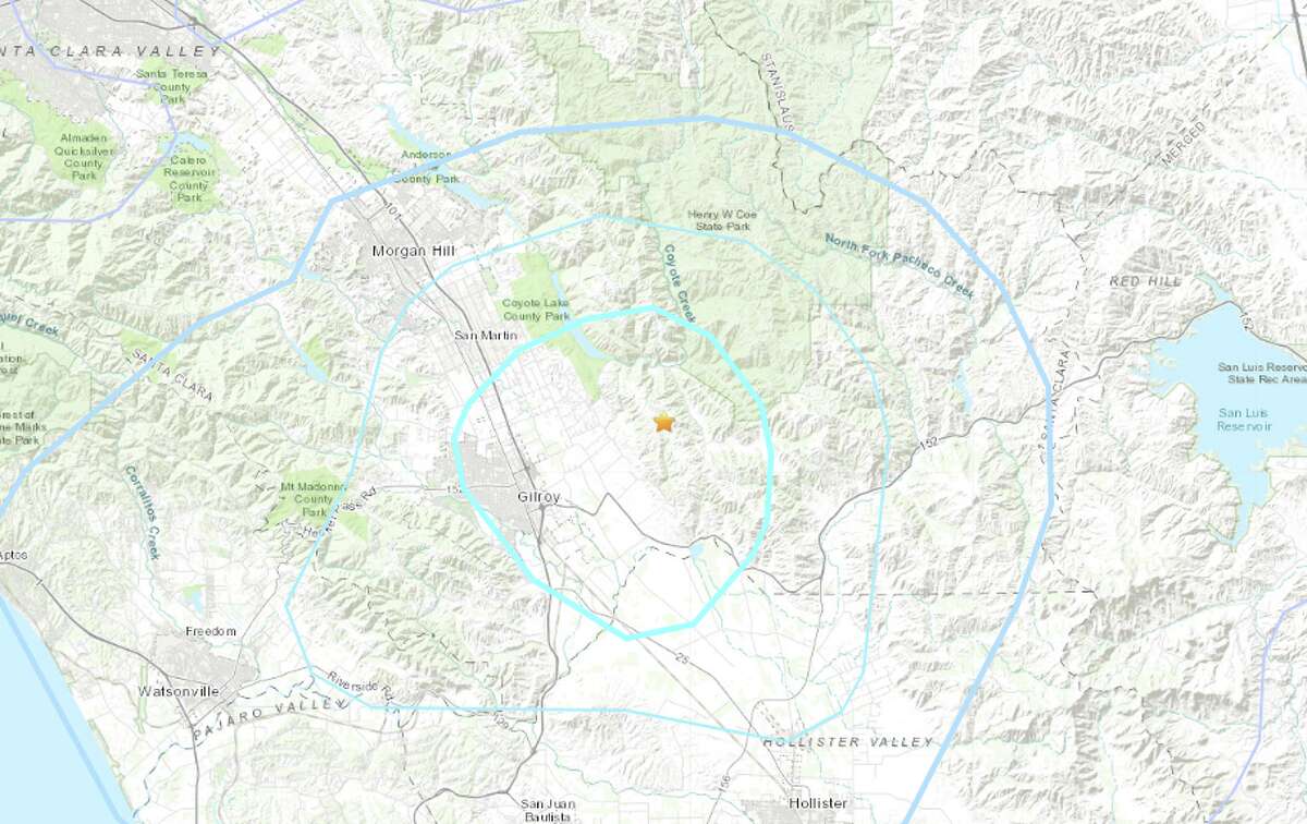 Magnitude 3 8 Earthquake Strikes Near Gilroy Ca