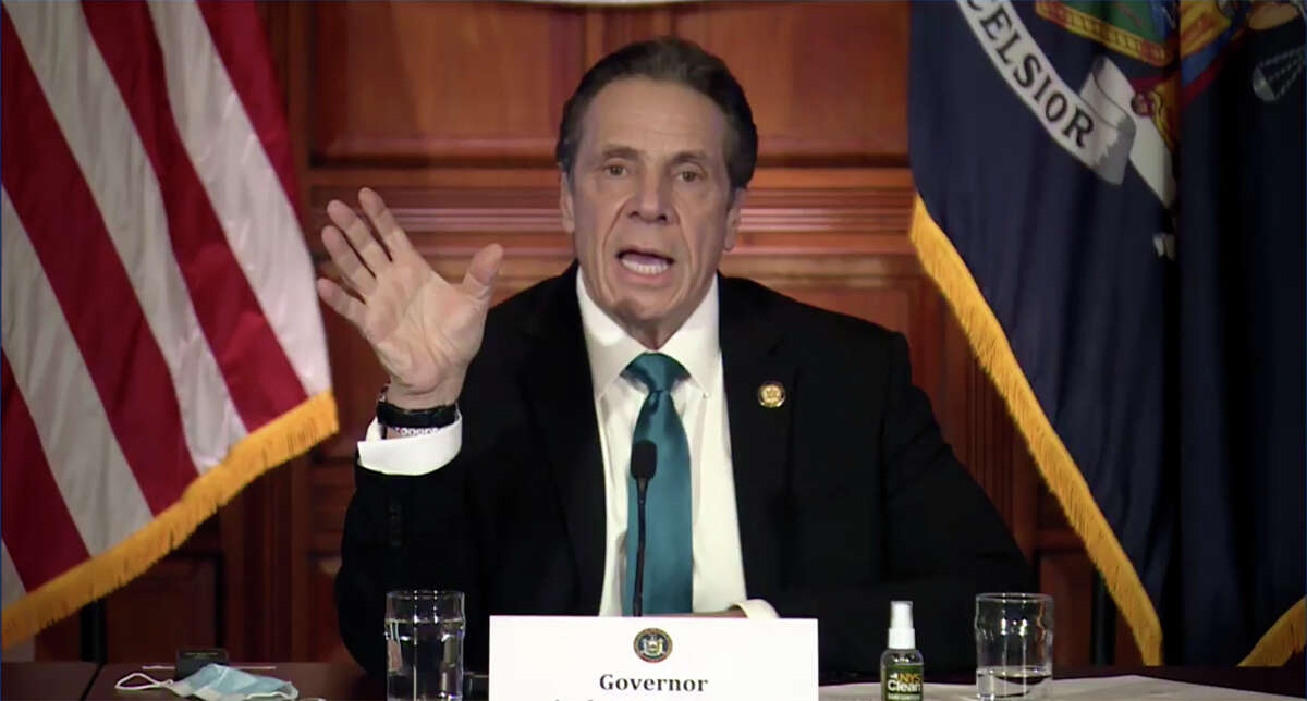 New York Gov. Andrew Cuomo is facing sexual harassment allegations from two women. Can he go on to win a fourth term, or is his career nearing an end? (Photo from the Office of the Governor of New York via AP)
