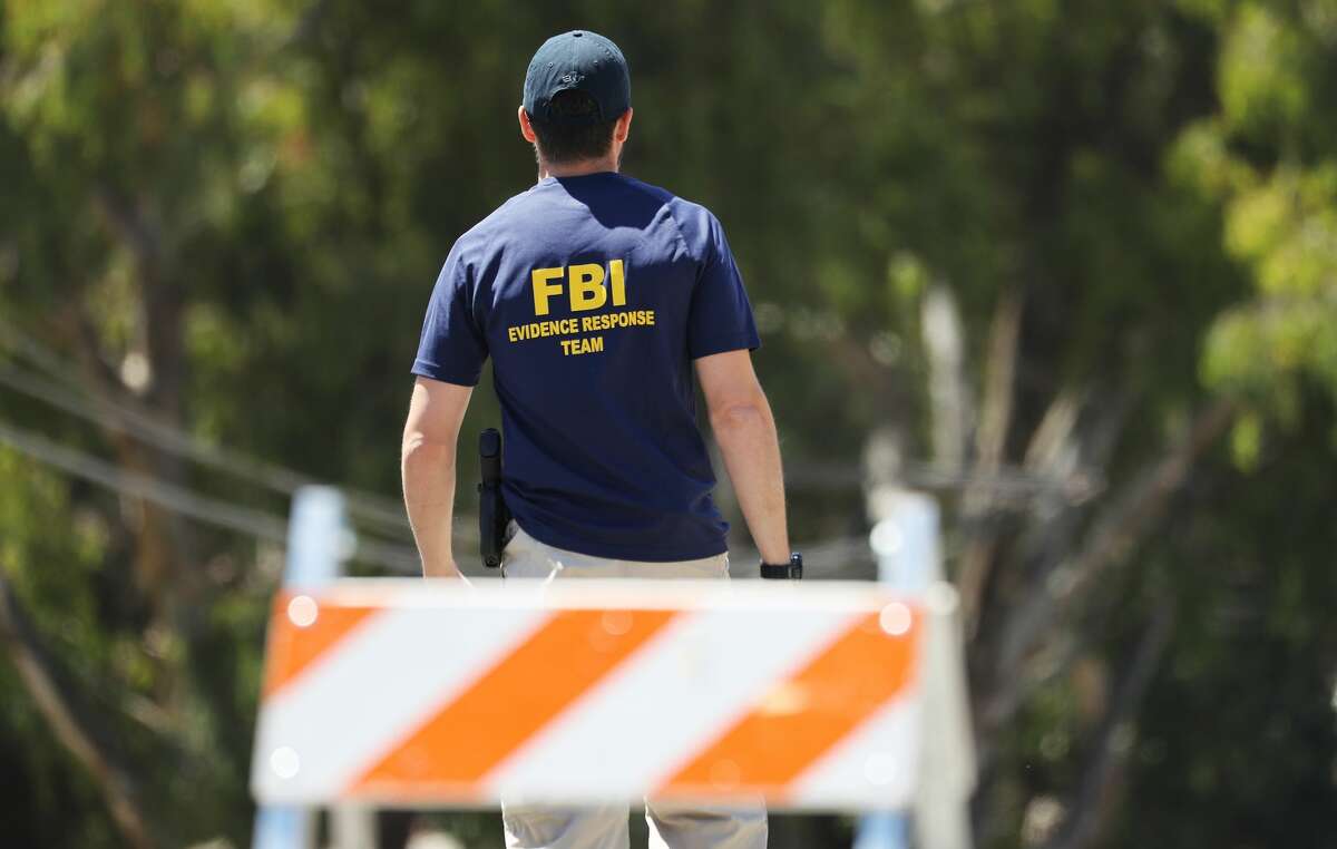 An FBI agent in Gilroy, California.