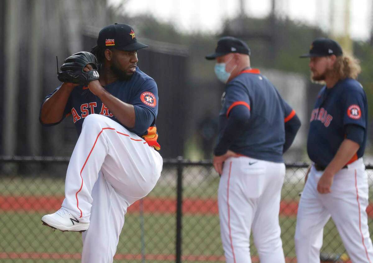 Houston Astros pitcher Pedro Baez tested positive for COVID-19.