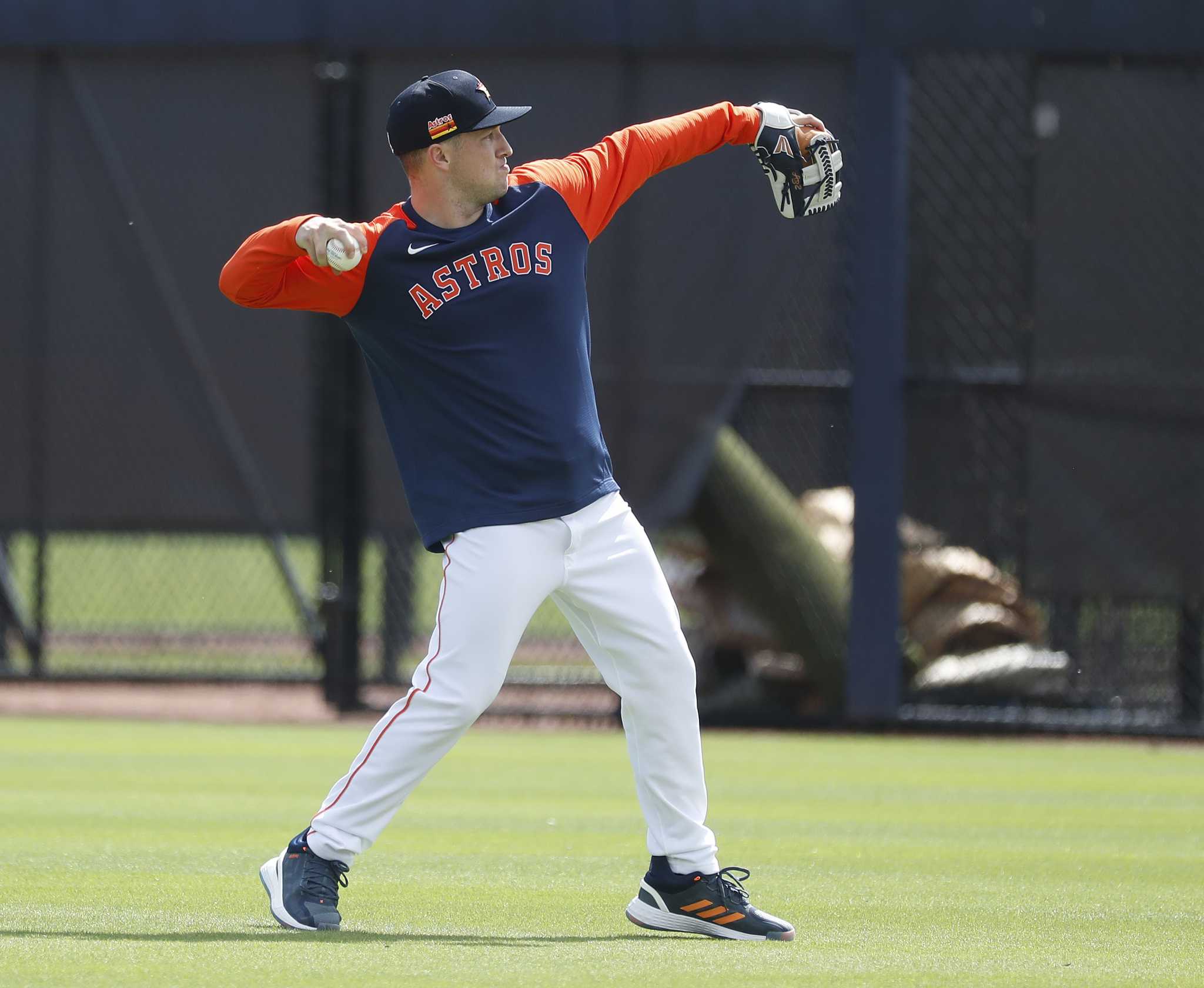 Alex Bregman shared adorable photos of his son in a candid