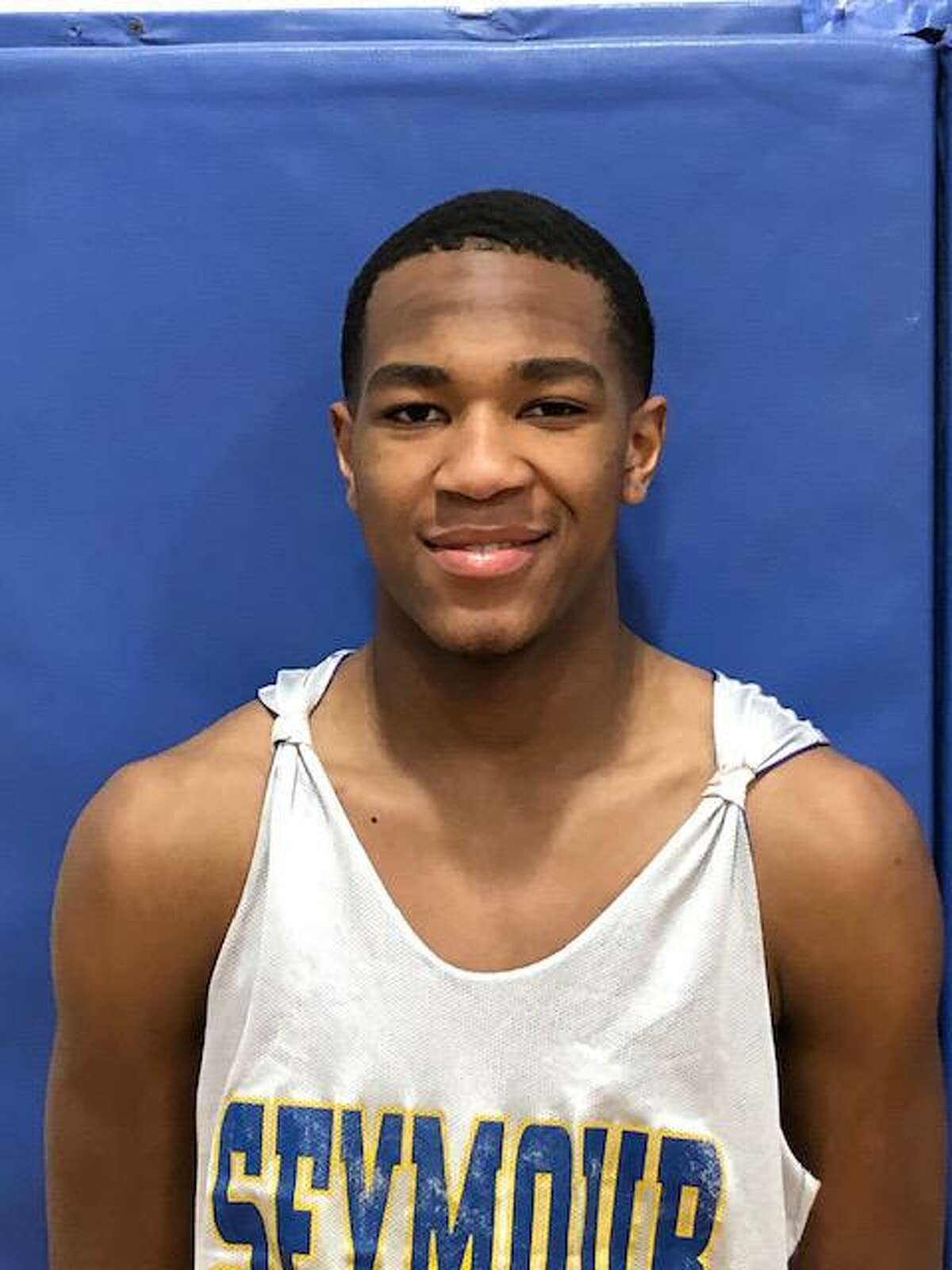 Dion Perkins broke the school record at Seymour by scoring 48 points in the Wildcats' loss to Torrington on Dec. 31, 2019.