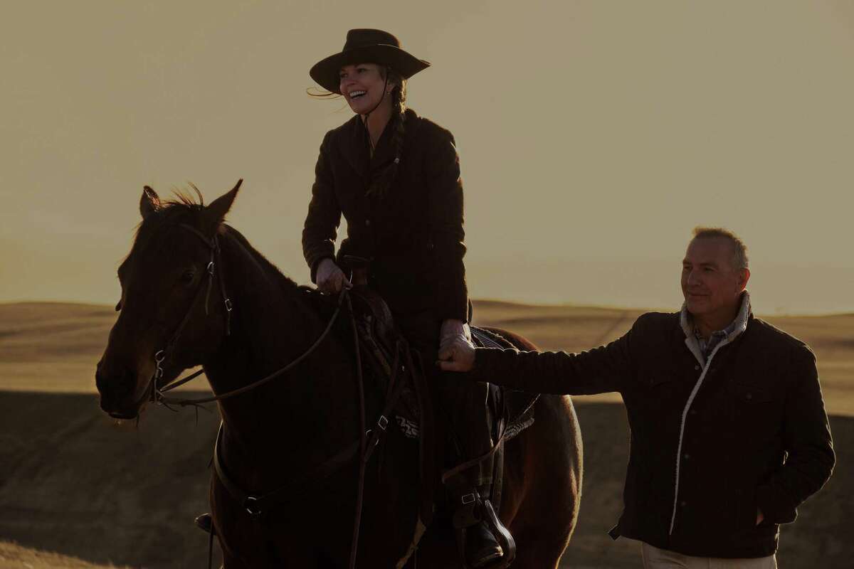 Diane Lane (left) stars as Margaret Blackledge and Kevin Costner (right) stars as