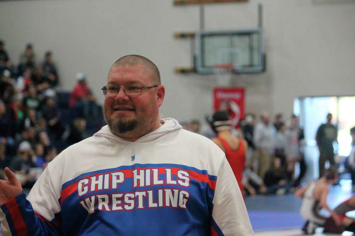 Coach Kevin Edwards and his wrestlers are set for another busy week. (Pioneer photo/John Raffel)