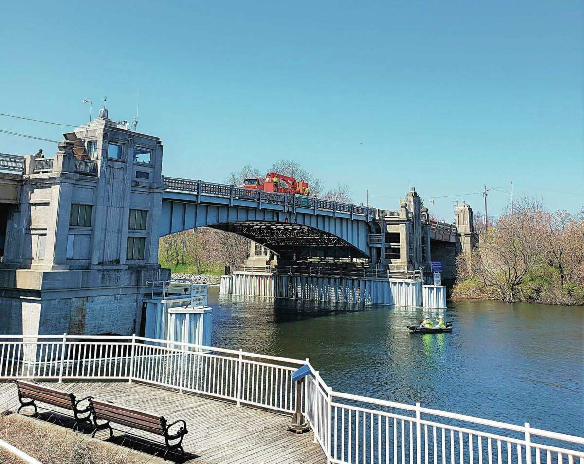 Memorial Bridge was closed to traffic and pedestrians for a short time in May 2020 as crews worked to repair and assess damage after the bridge's system experienced a brown out. MDOT is planning to upgrade Memorial Bridge on U.S. 31 in 2023. (File photo)