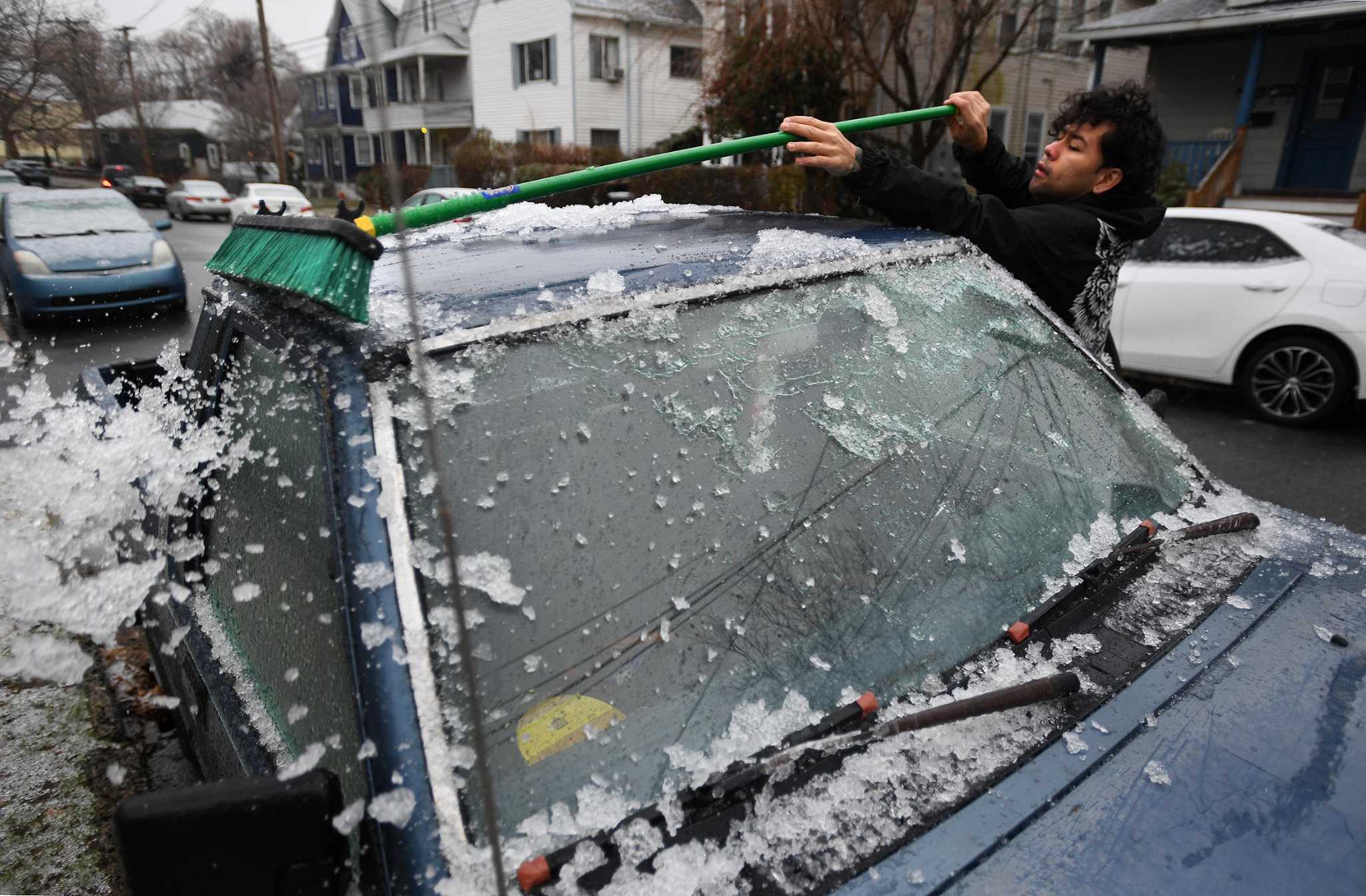 NWS warns of black ice on untreated CT roads