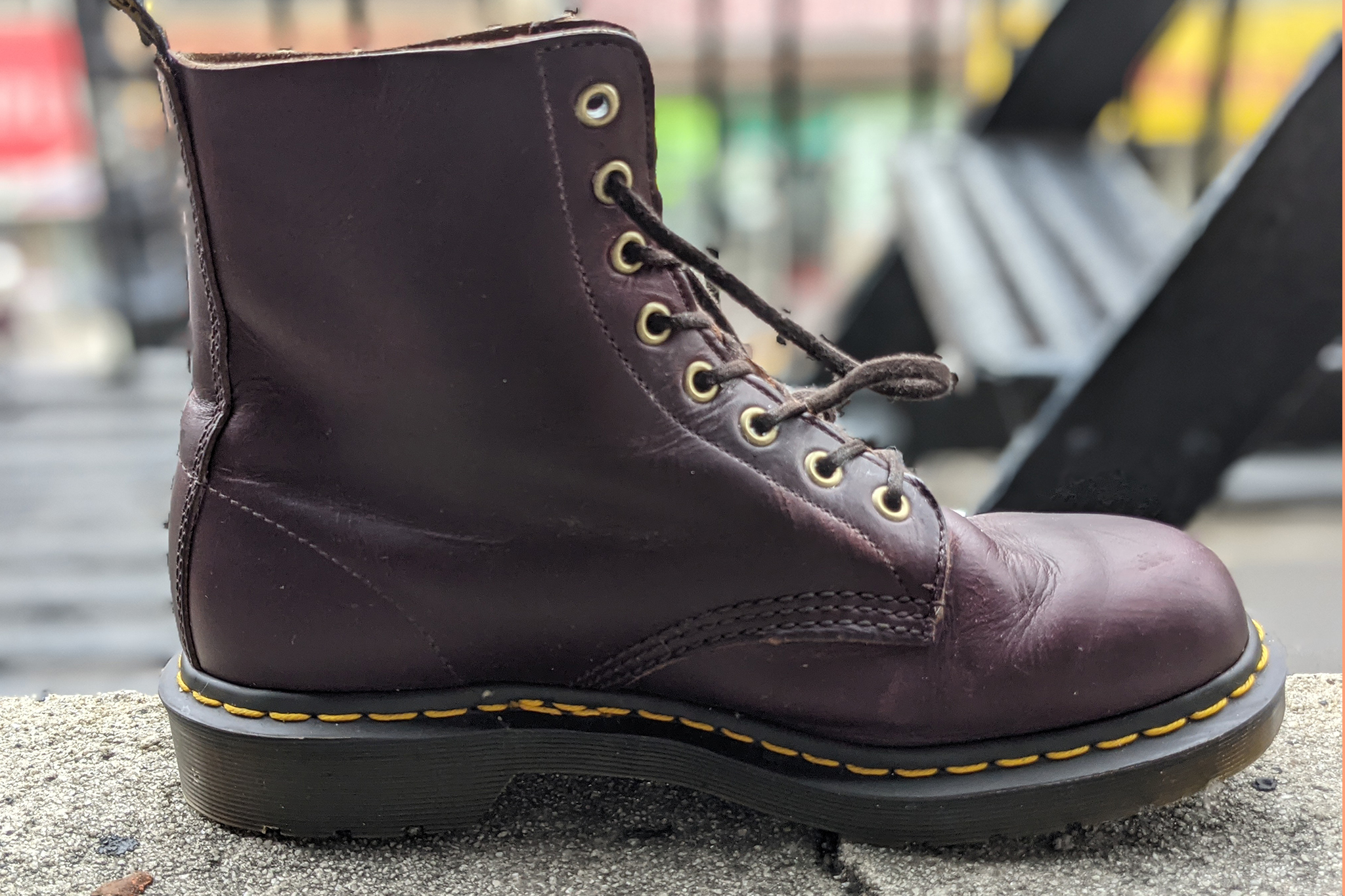 Buy > dr martens steel toe boots made in england > in stock