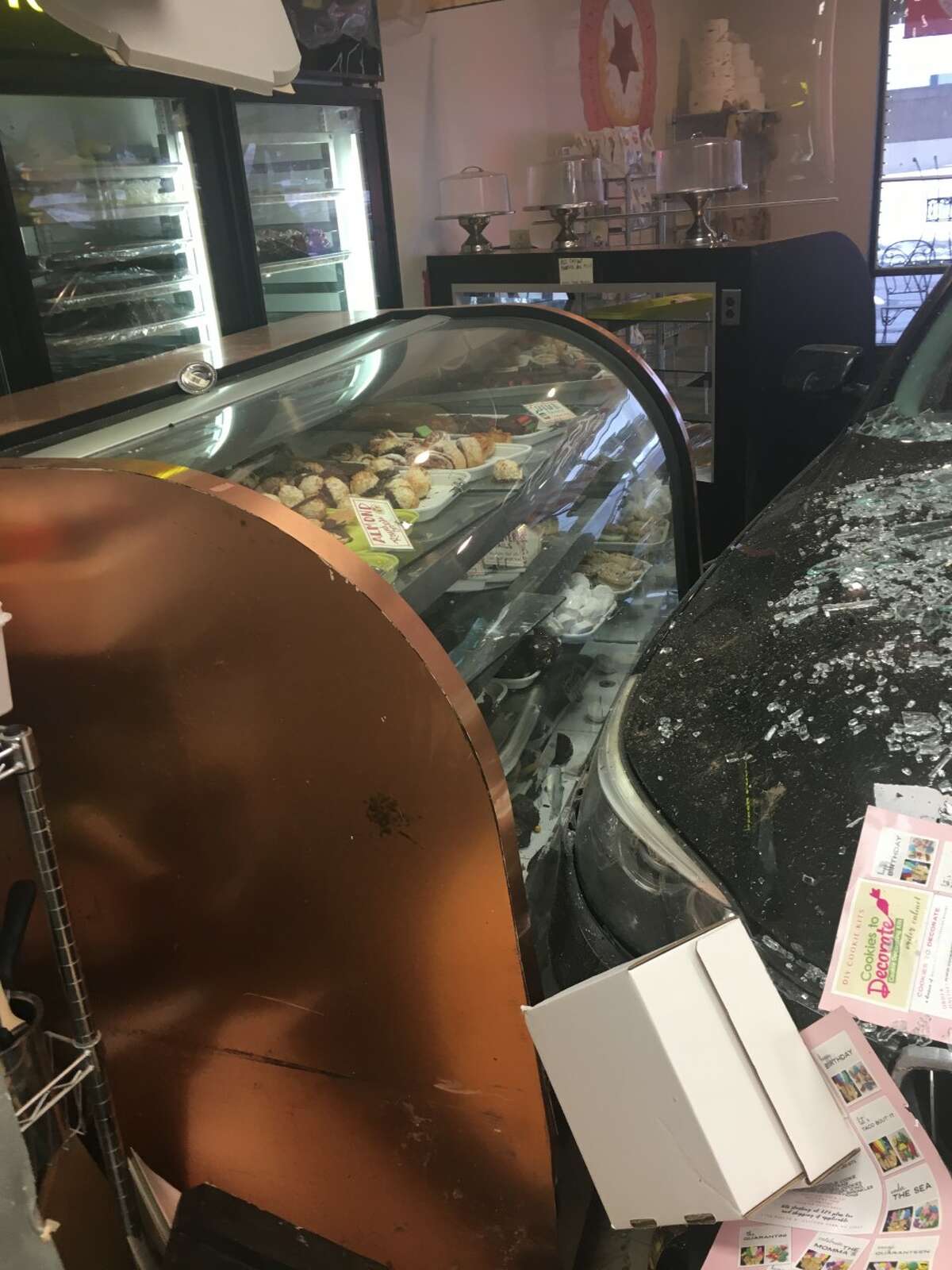 Car crashes into Clifton Park bakery — again
