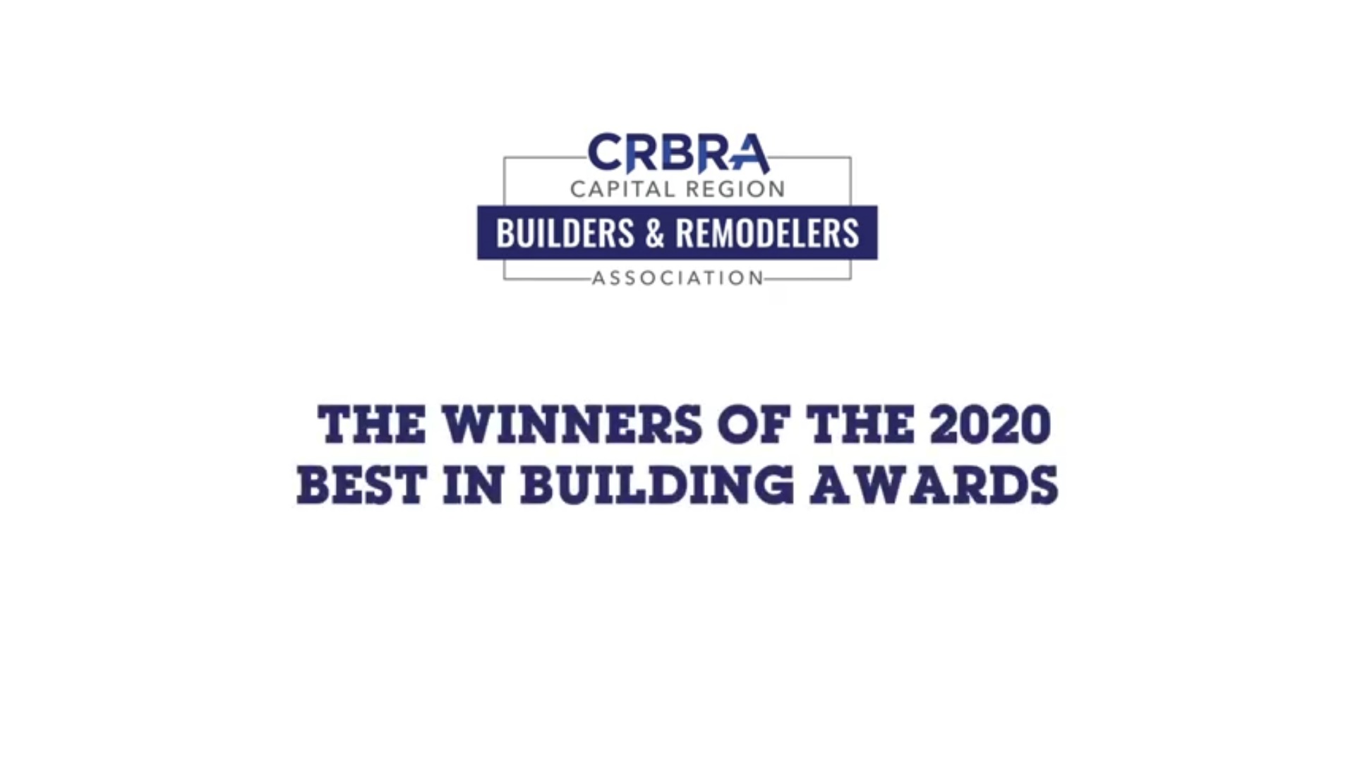 CRBRA announces 2020 Best in Building award winners - Vimarsana News