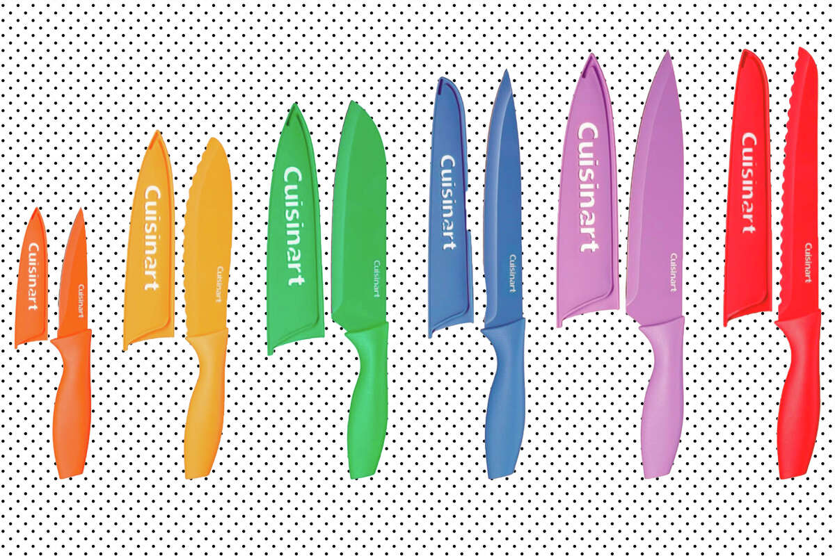 Cuisinart’s 12pc multi-colored knife set for $14.99 at Best Buy.