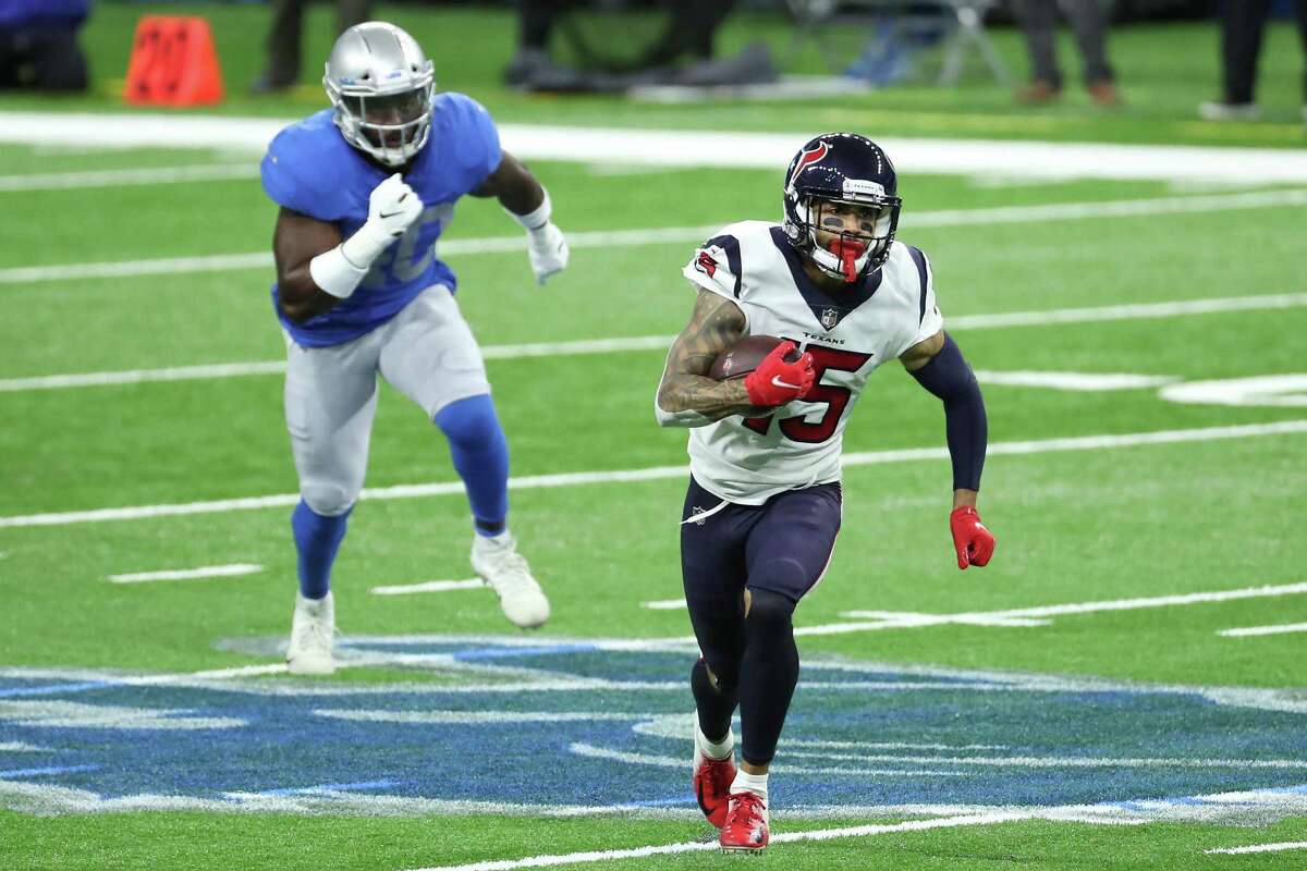 Texans wide receiver Will Fuller had a huge day against the Lions on Thanksgiving, catching six passes for 171 yards and two touchdowns. Shortly thereafter, he drew a six-game suspension for using a banned substance.